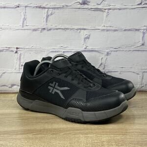 Kuru Quantum 2 Black Walking Shoes Men's Size 11.5 Wide Comfort Sneakers